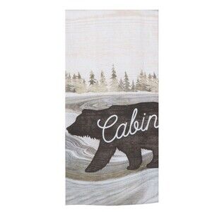 Cabin Bear Kitchen Towel